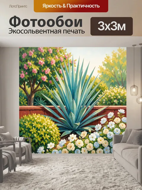 300 × 300 см · Экосольвентная печать