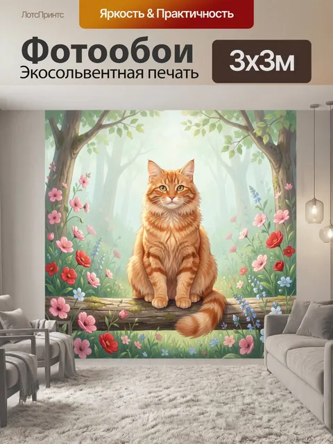 300 × 300 см · Экосольвентная печать