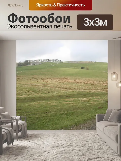 Фотообои Шотландия Деревня Пейзаж