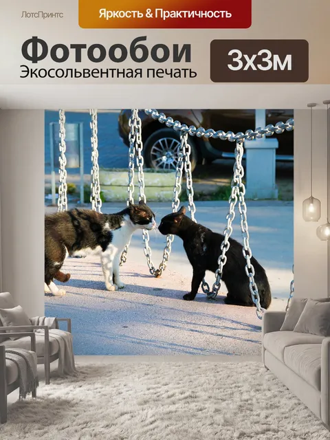 Фотообои Кошка