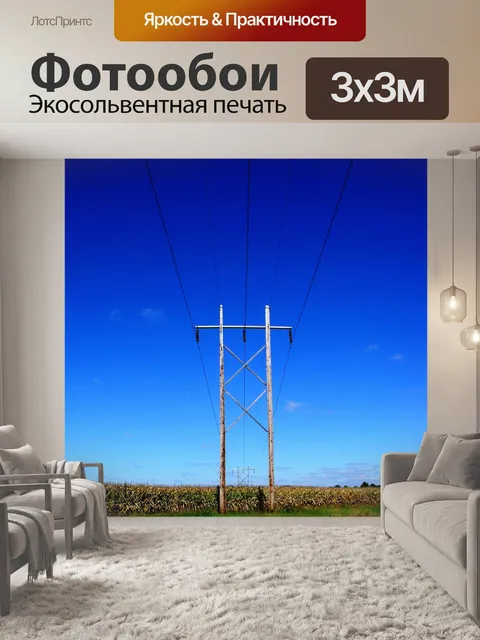 Фотообои линий электропередач