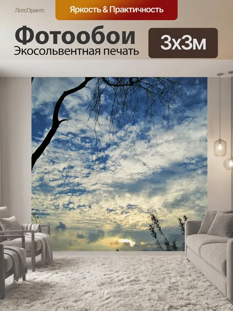 Фотообои дерево и небо