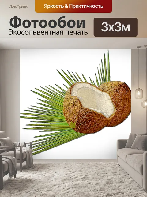 Фотообои Кокосовый фрукт 1