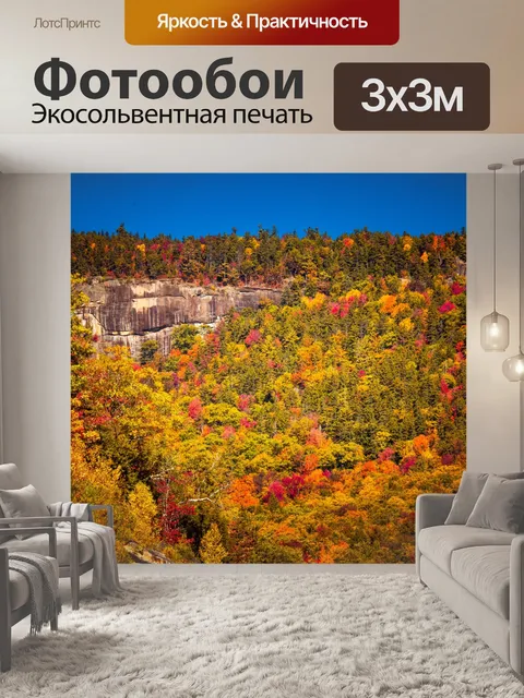 Фотообои Белые горы осенью