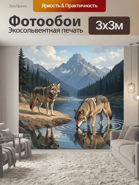 300 × 300 см · Экосольвентная печать
