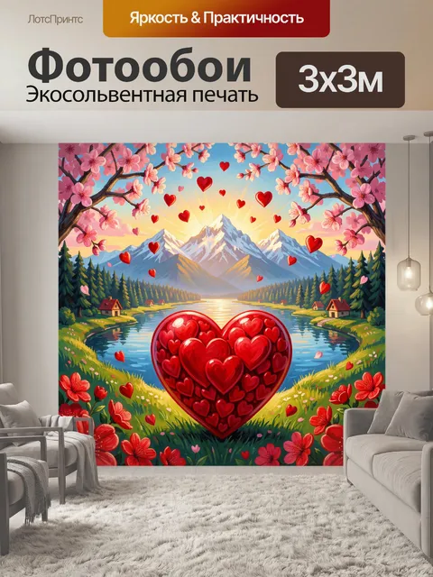 300 × 300 см · Экосольвентная печать
