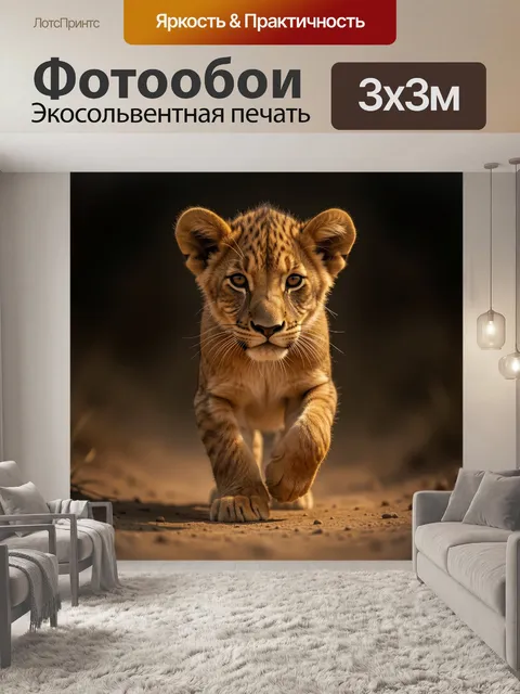 300 × 300 см · Экосольвентная печать