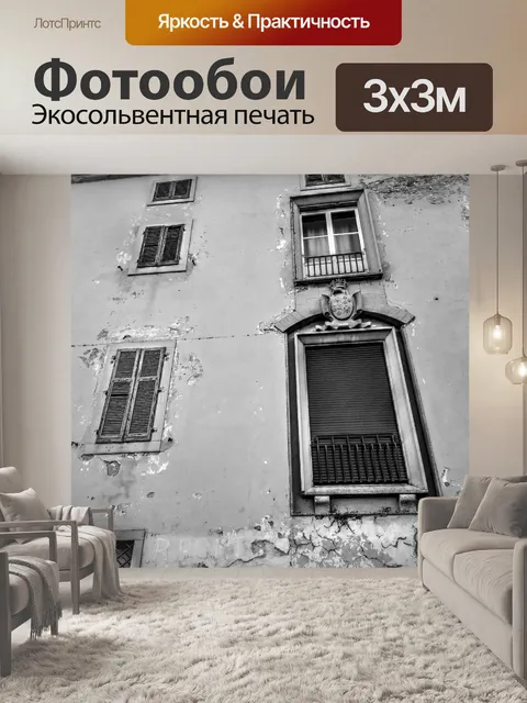 Фотообои Grunge Windows