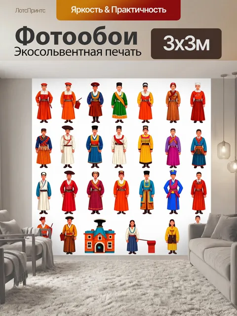Фотообои город в стиле вектор
