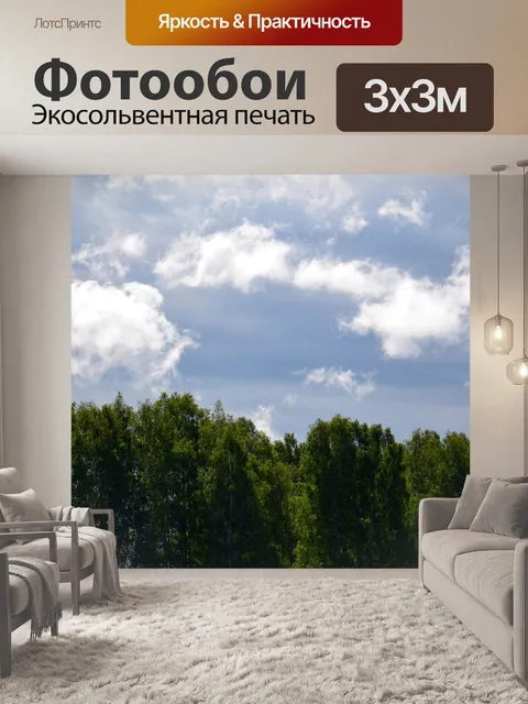 Фотообои Небо перед грозой