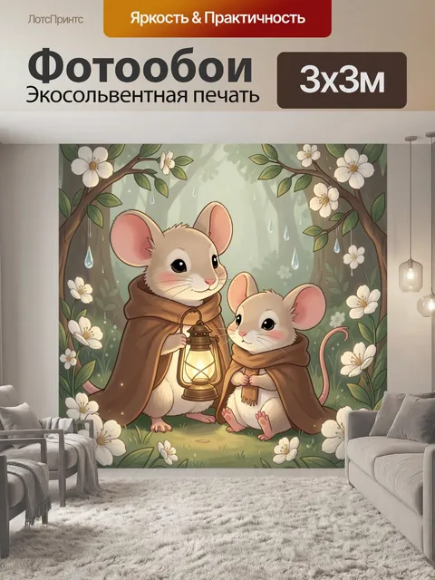 300 × 300 см · Экосольвентная печать