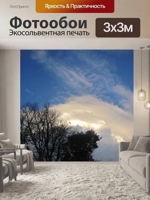 Фотообои грозовое облако накапливается