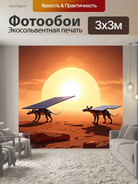 Фотообои животные в стиле научная фантастика