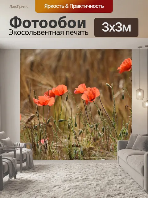 Фотообои Маки