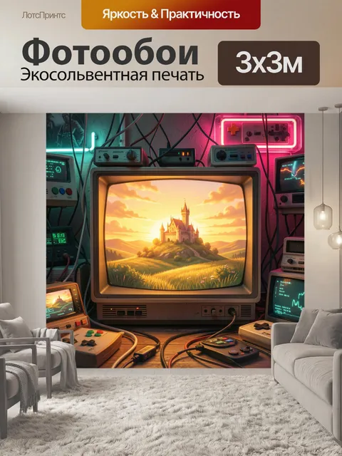 300 × 300 см · Экосольвентная печать