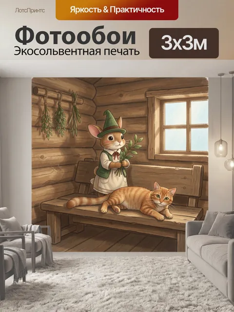 300 × 300 см · Экосольвентная печать