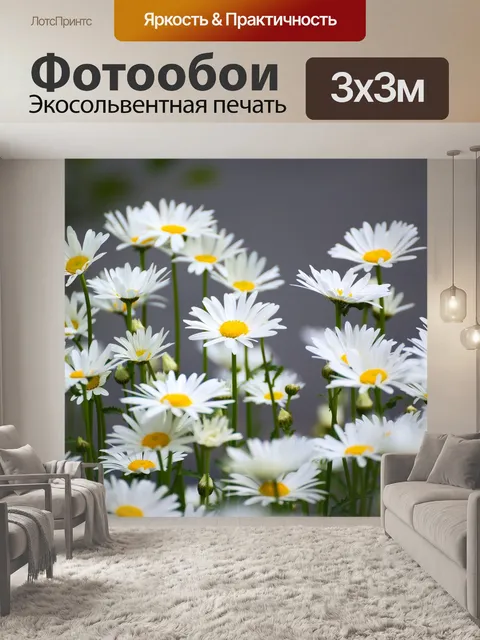 Фотообои Ромашка