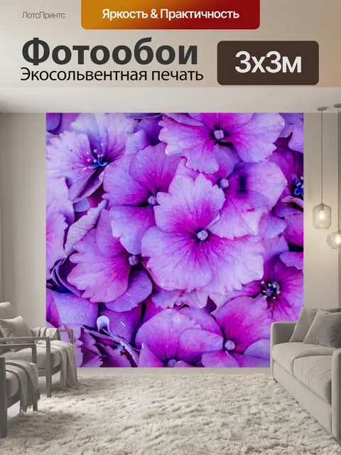 Фотообои Гортензии Цветок