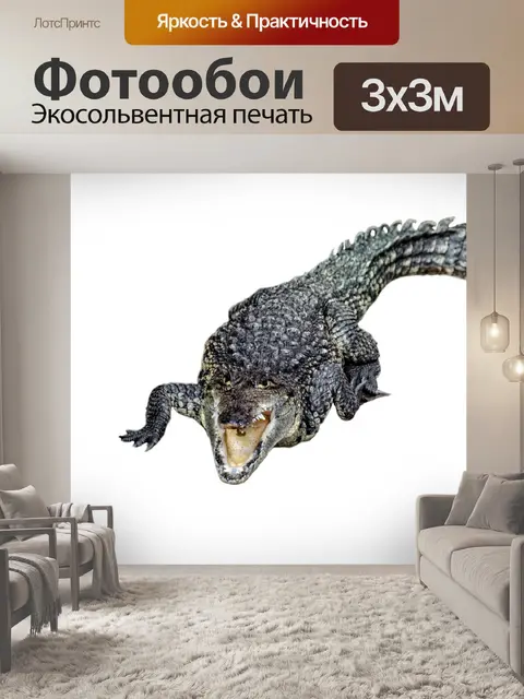 Фотообои Животное - крокодил
