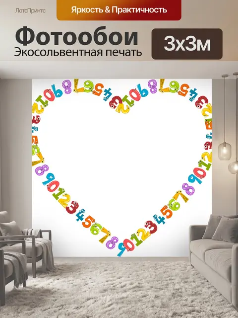 Фотообои Числа