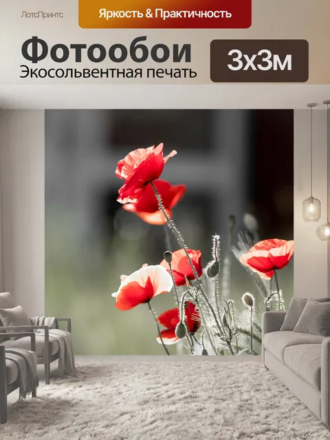 Фотообои Мак