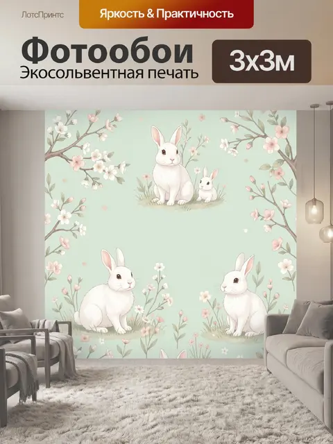 300 × 300 см · Экосольвентная печать
