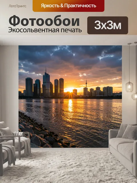 300 × 300 см · Экосольвентная печать