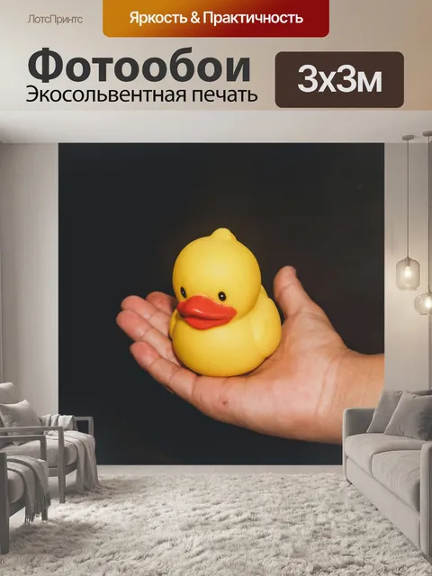 Фотообои ванна утка игрушка