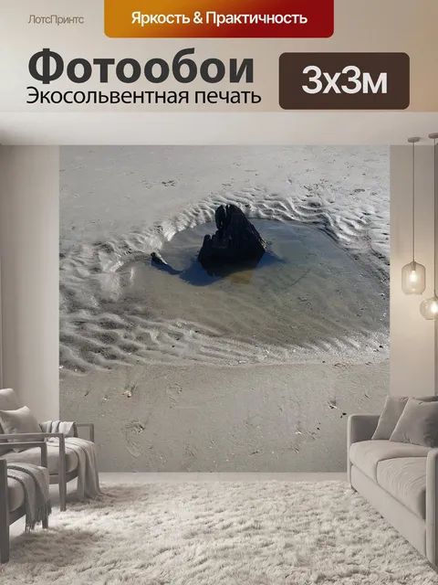 Фотообои Коряги в песке