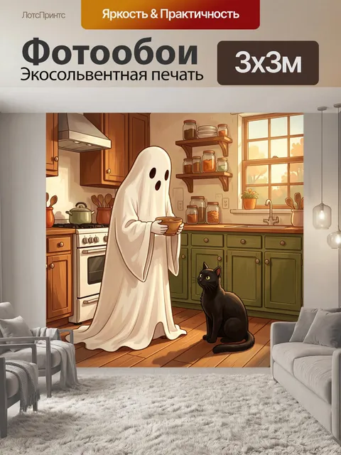 300 × 300 см · Экосольвентная печать