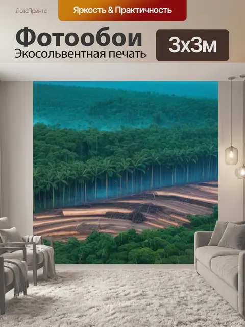 Фотообои влияние вырубки лесов на климат