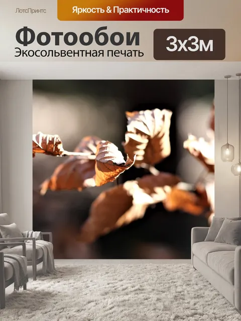 Фотообои Листья