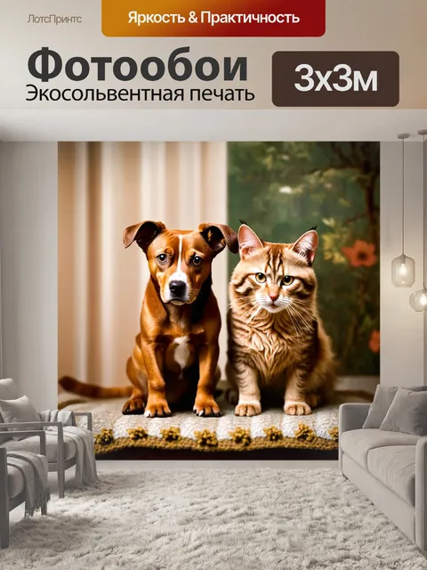 Фотообои животные в стиле викторианский