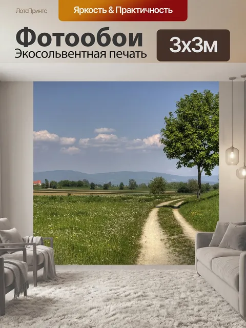 Фотообои Путь к плотина