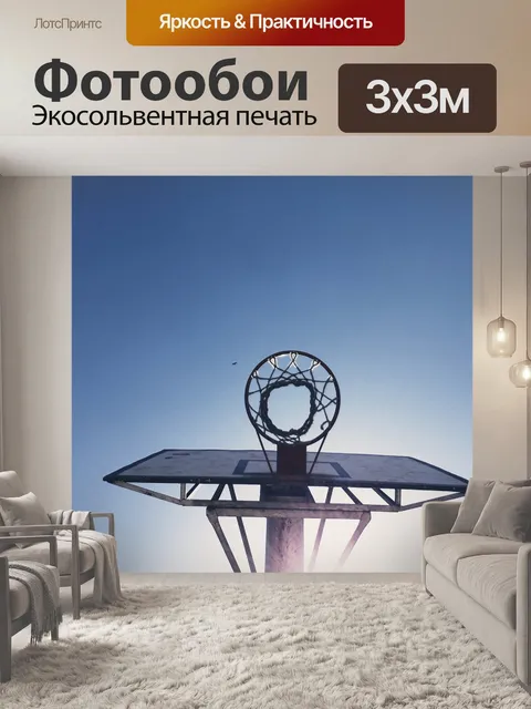 Фотообои Баскетбольная сетка
