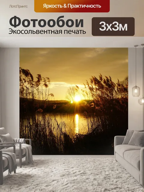 Фотообои Заход солнца