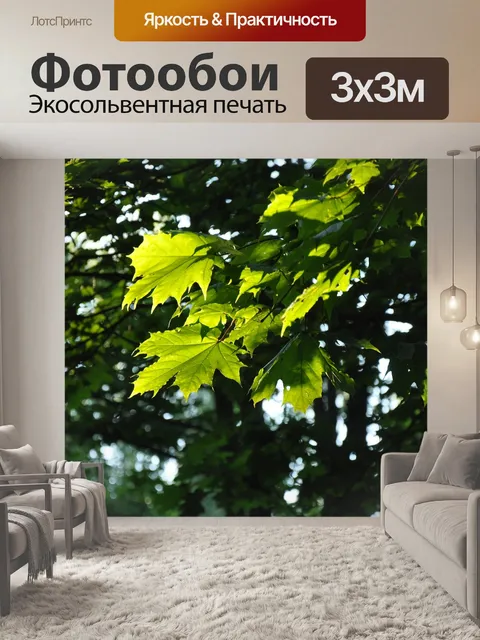 Фотообои Листья