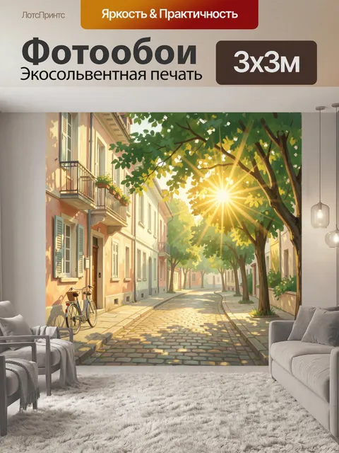 300 × 300 см · Экосольвентная печать