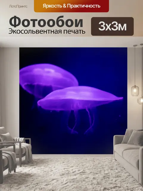 Фотообои медуза