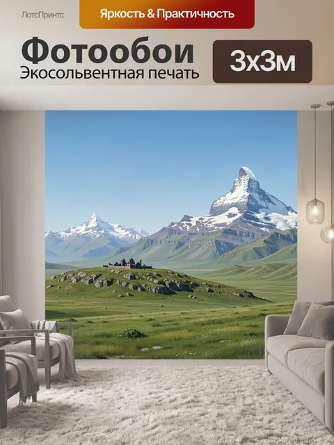 300 × 300 см · Экосольвентная печать
