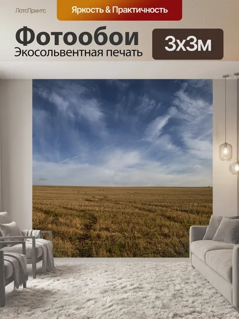Фотообои Поле с Сенной
