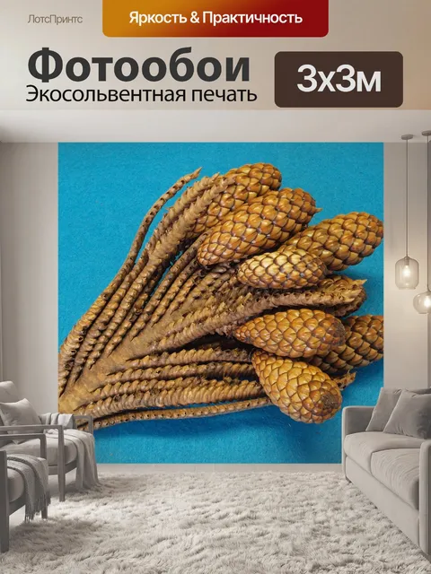 Фотообои Ветка ореха тика