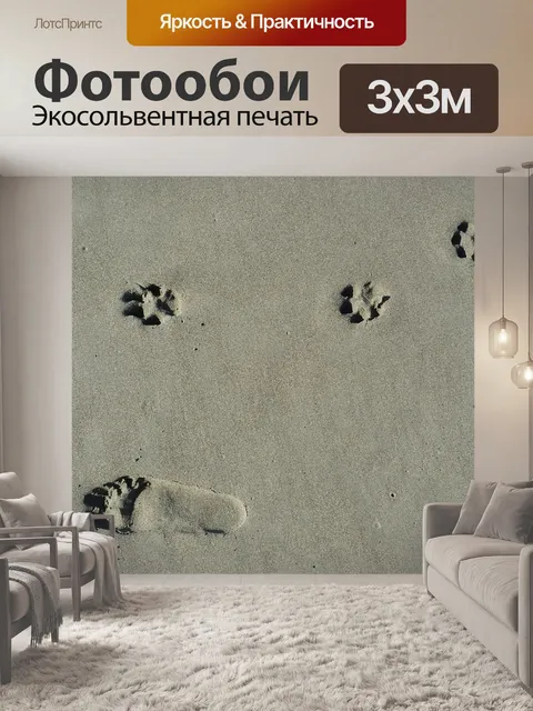 Фотообои След