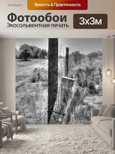 Фотообои Загородный забор