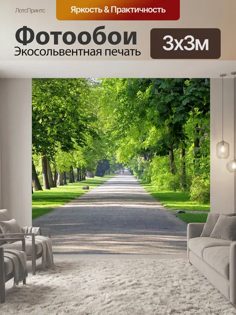 Фотообои Аллея