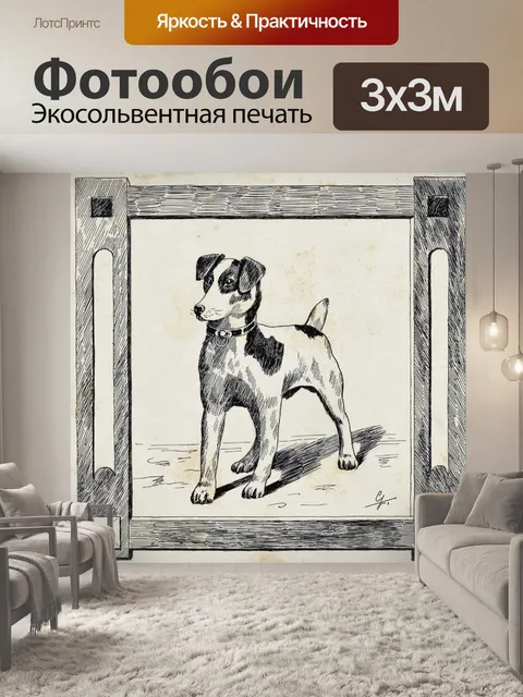 Фотообои Джек Рассел терьер