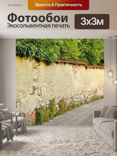 Фотообои Стена