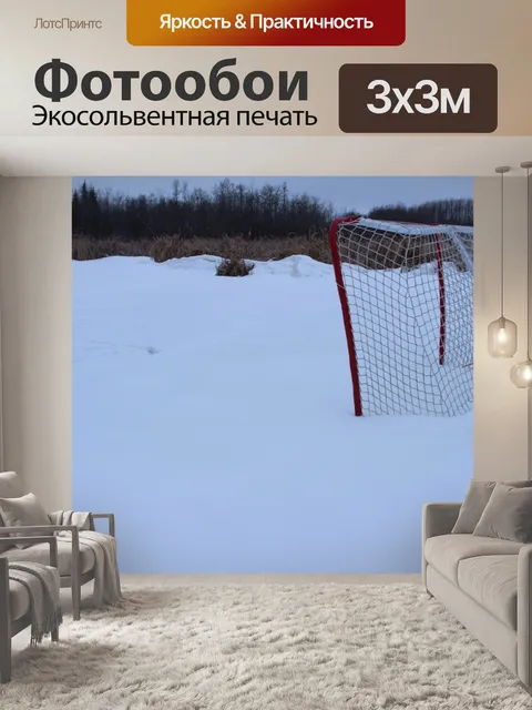Фотообои Канада Хоккей Каток Чистый