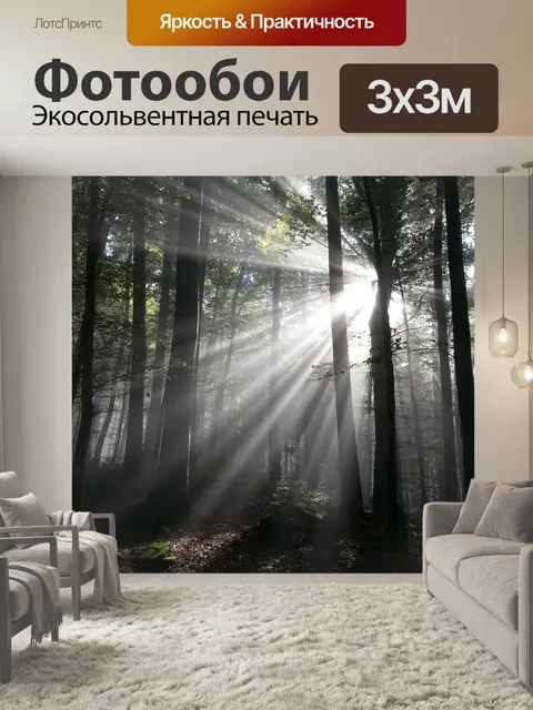 Фотообои Солнечные лучи