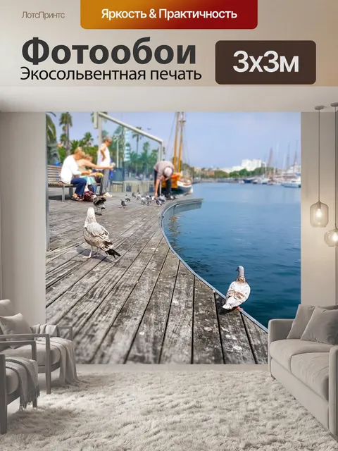 Фотообои Кормление птиц